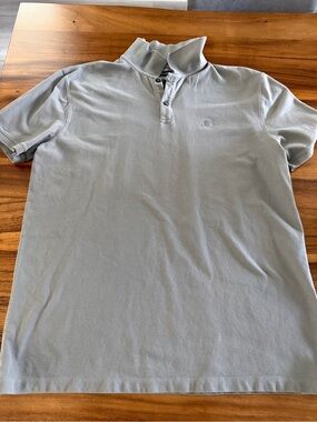 Banana Republic Men's Polo in Light Gray